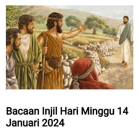 bacaan injil 14 januari 2024